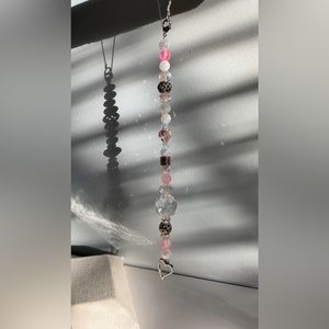 Car/window decor. Dangling shiny crystals. Sun-catcher!